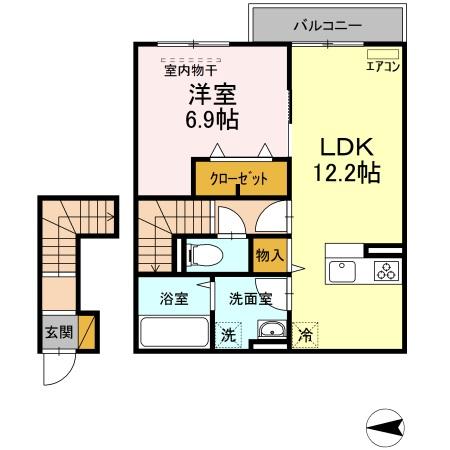 イーストハイツの間取り