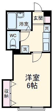 parco vista 岸町の間取り