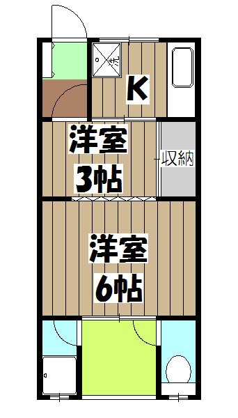 グリンハイツの間取り