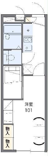 レオパレスサンピュア丸山の間取り