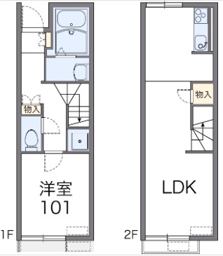 レオネクスト雪月花Ⅱの間取り
