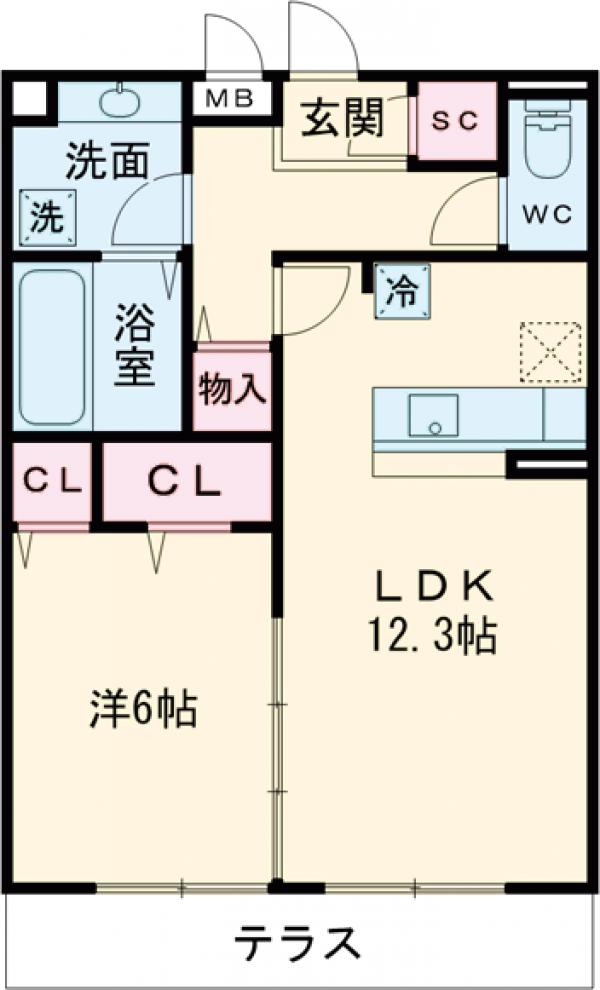 モナルダ東宮の間取り