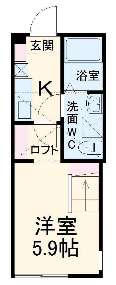 Tina 二俣川の間取り