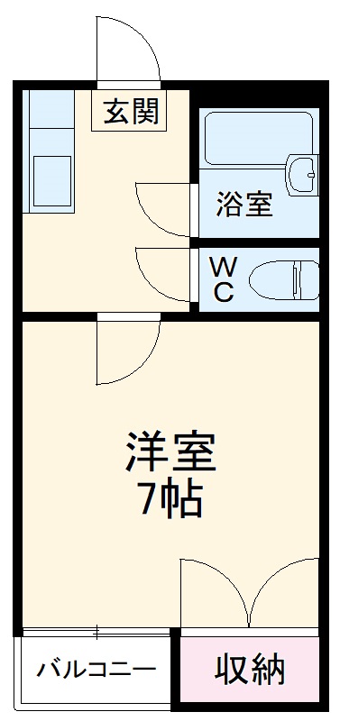 スズランハイツ中石原の間取り