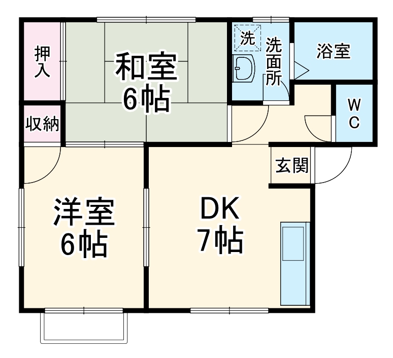 メゾンクレールの間取り