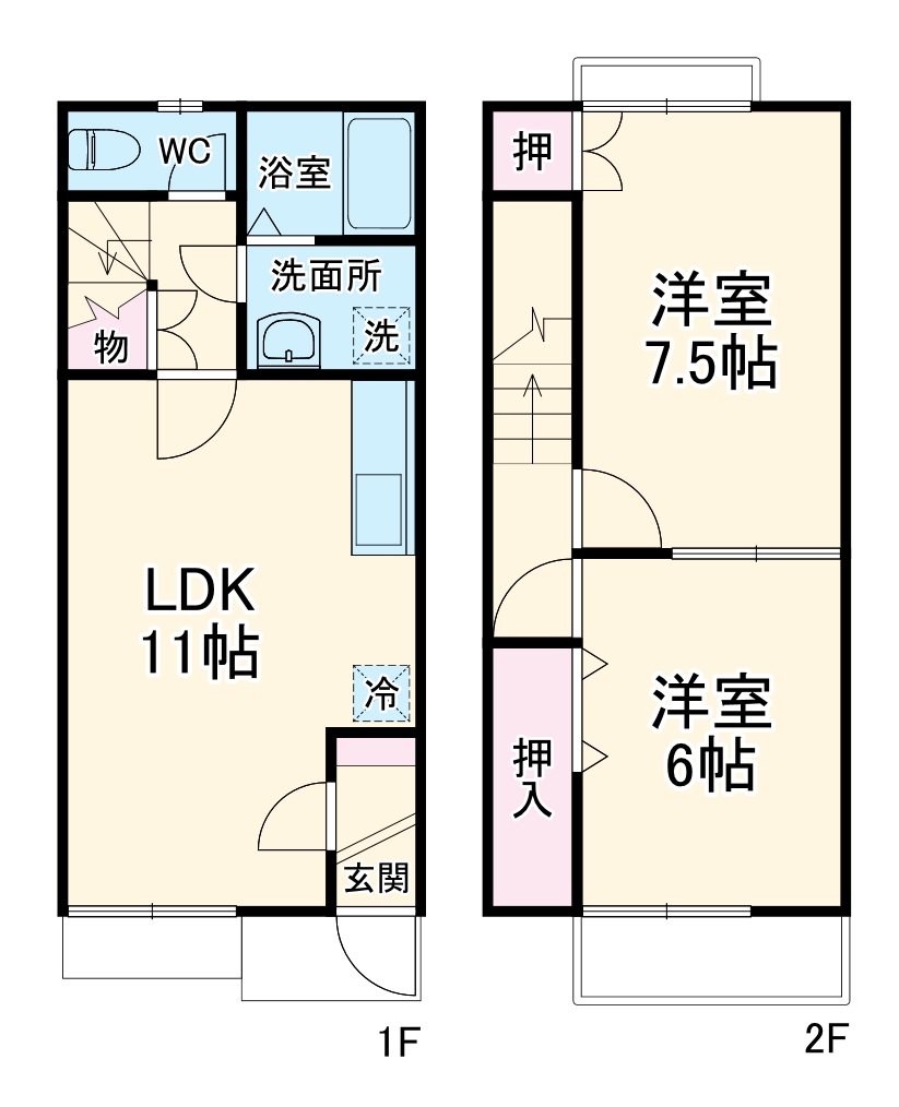 Wealthy hillsの間取り