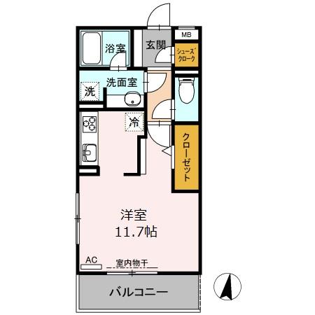 グランツ八瑞仙の間取り