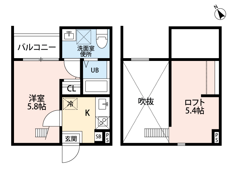 アコモ大高の間取り