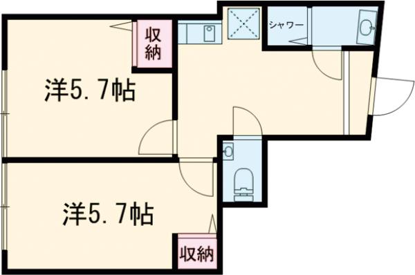 カーサ ブリランテの間取り