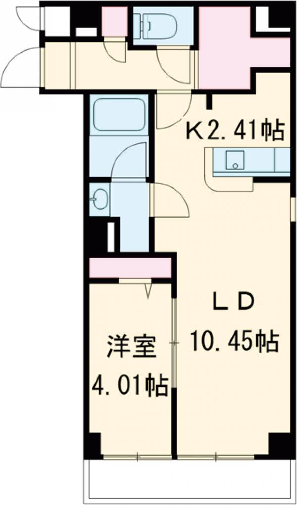 アルファコート下赤塚の間取り