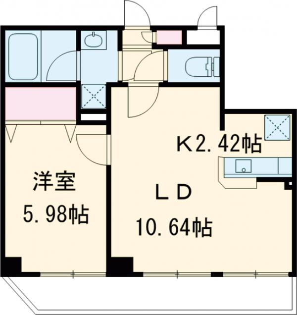 ＨＦ下赤塚レジデンスの間取り