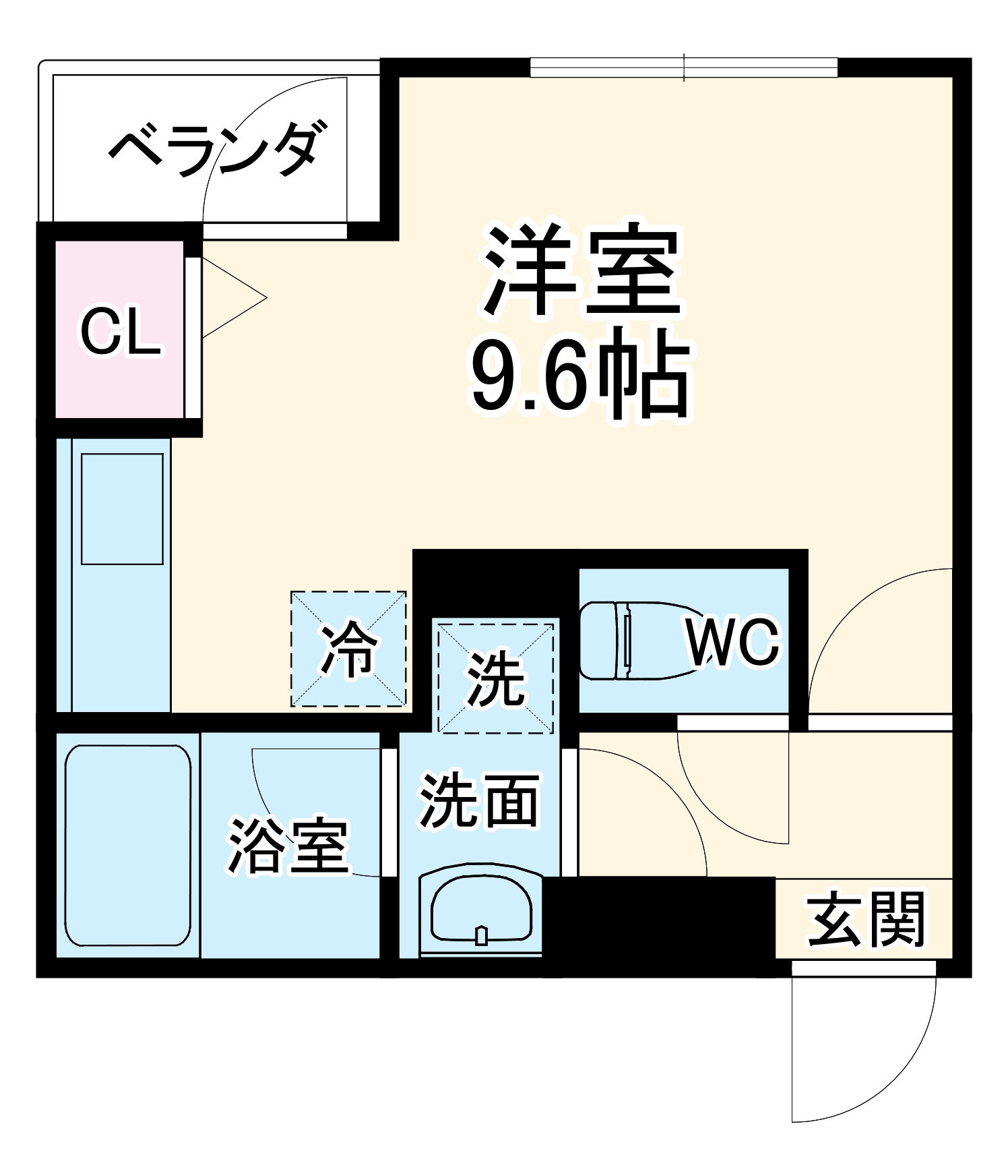 ファーストレジデンス長洲の間取り