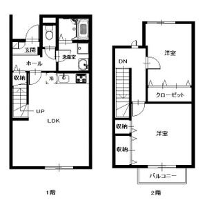 アスピリア 常安Aの間取り