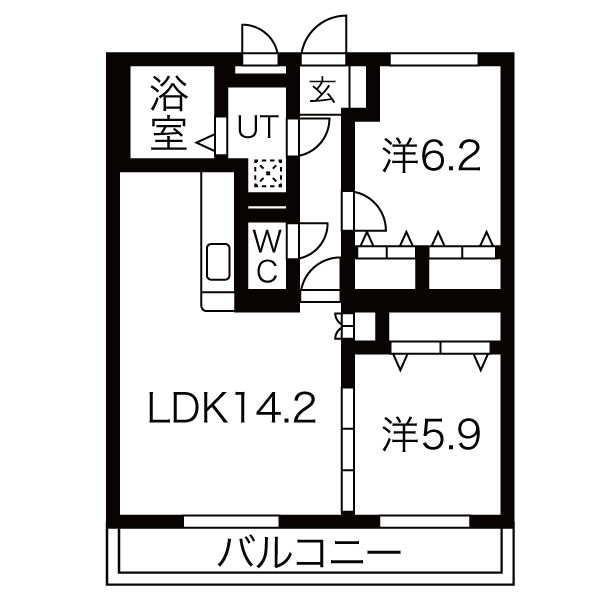 ベルグランツの間取り
