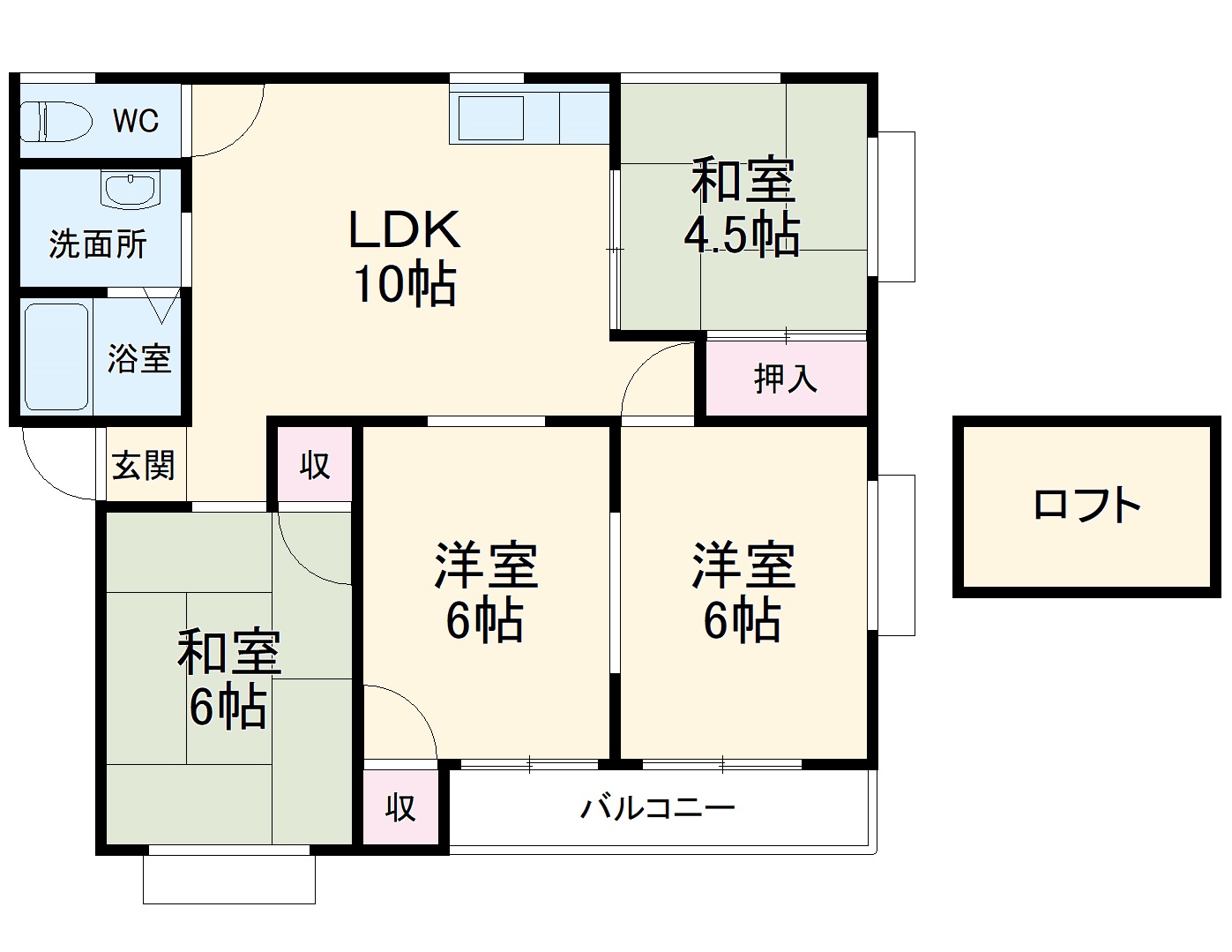 フォーライフ見和の間取り