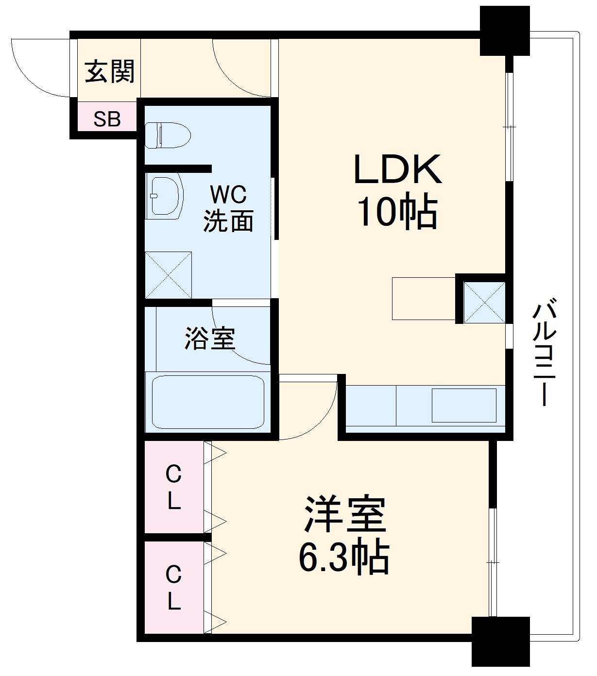 PHOENIX緑地公園の間取り