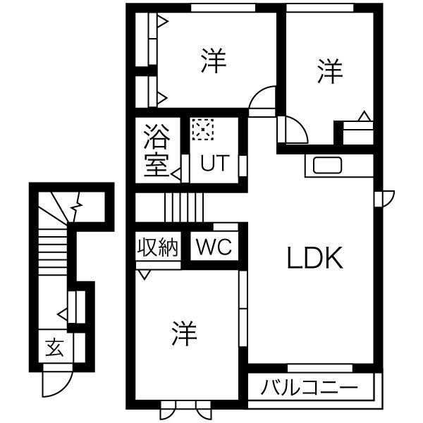 トレモンテ カリーナの間取り