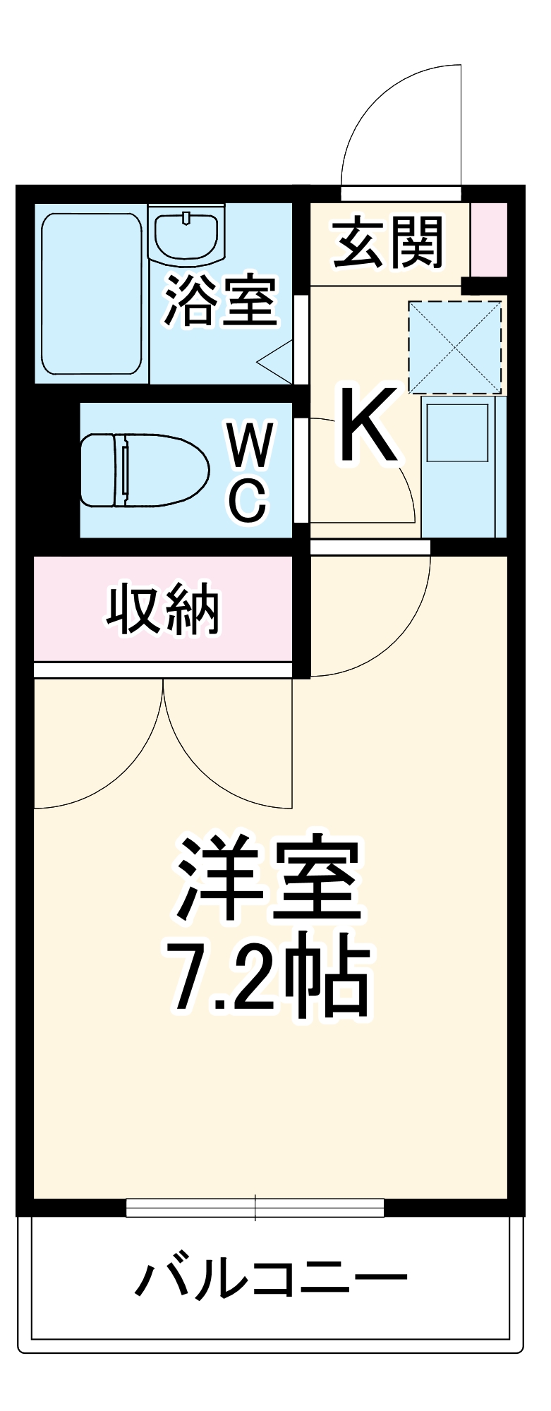インペリアル湘南Ⅰの間取り