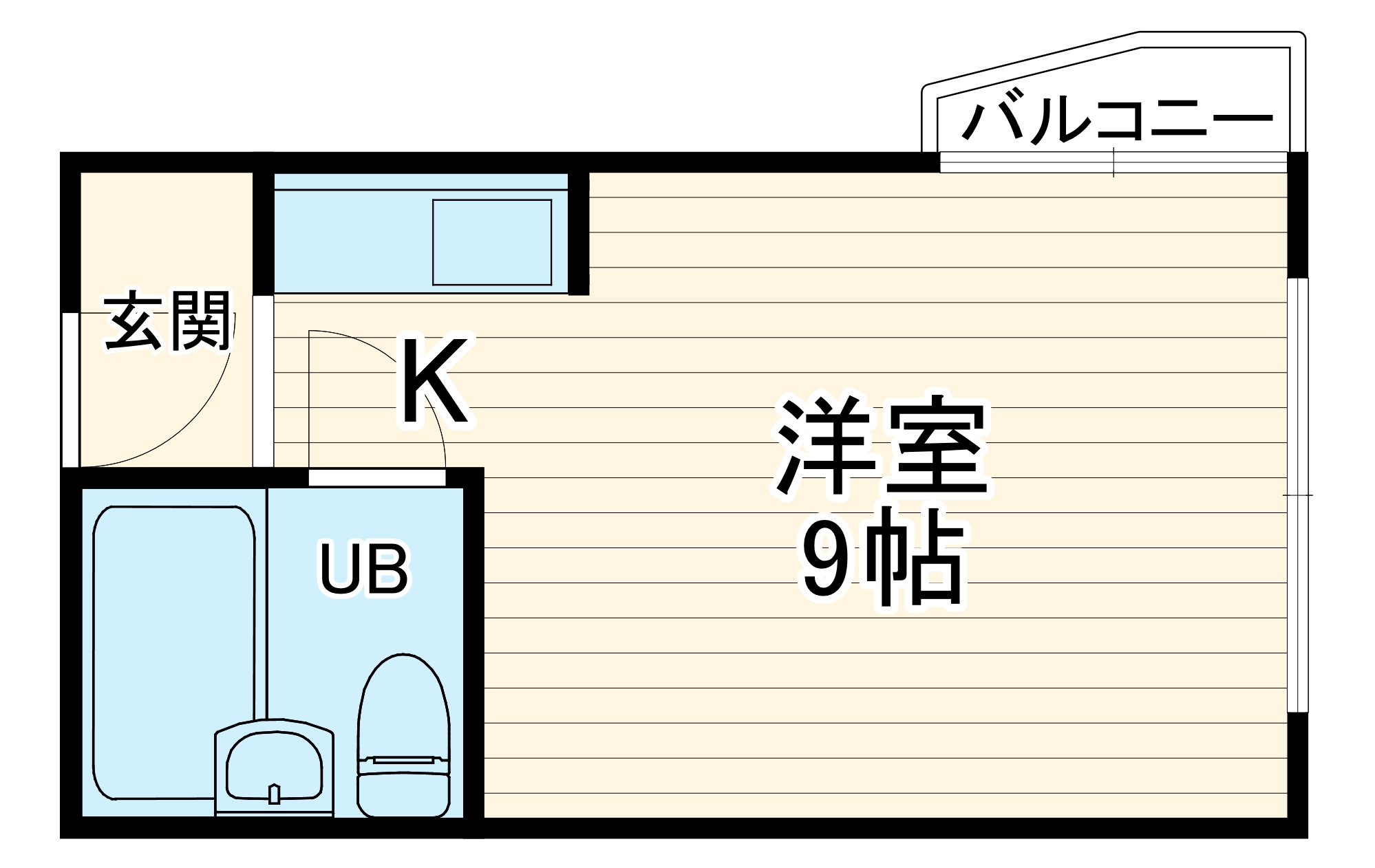 アクセルフラッツの間取り