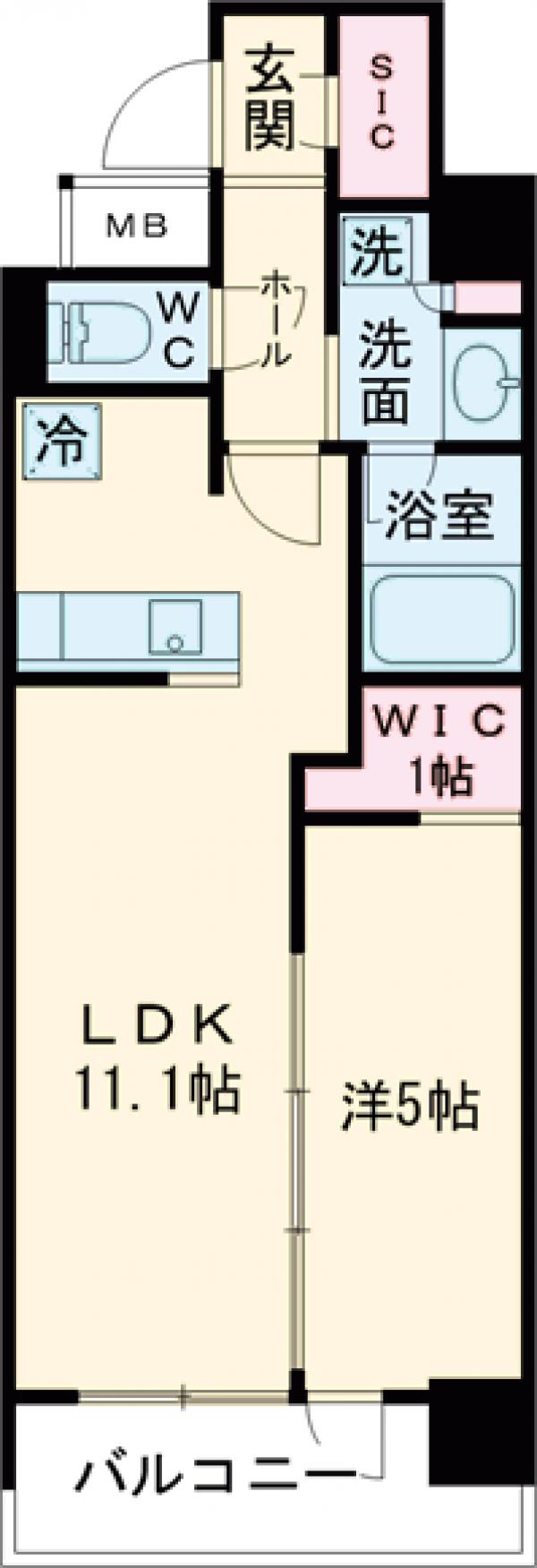 ジオエント中野弥生町の間取り