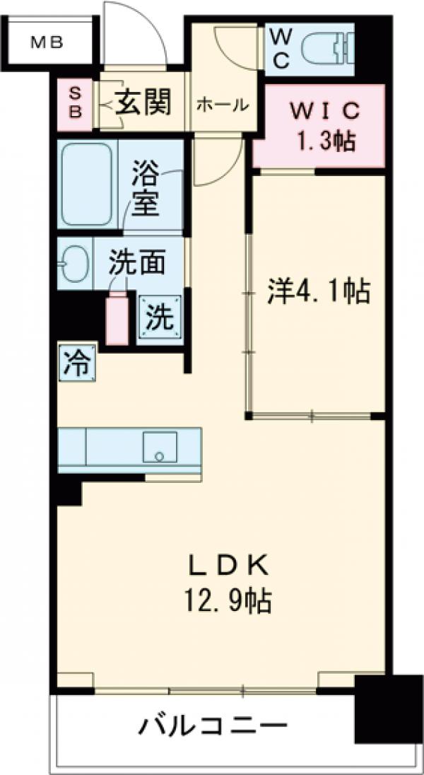 ジオエント中野弥生町の間取り