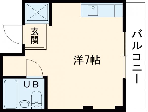 コーポ扇の間取り