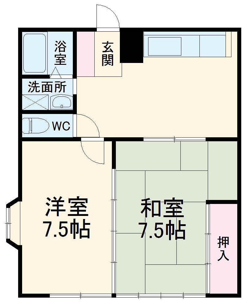 コーポ佐野Ⅱの間取り