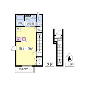 ハウス ルッコラの間取り