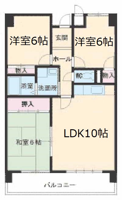 ハイツ平針の間取り