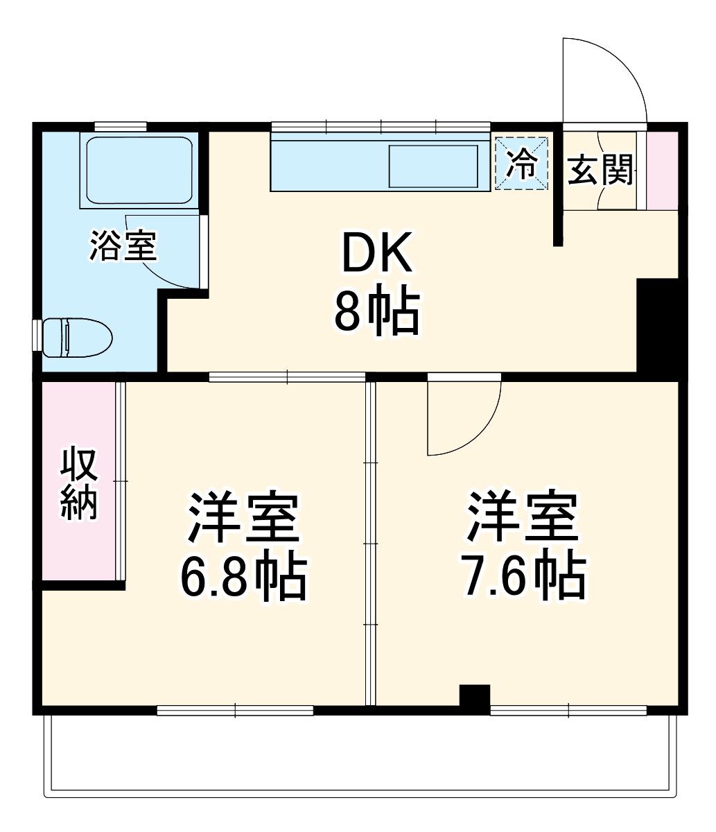 カサブランカビルの間取り