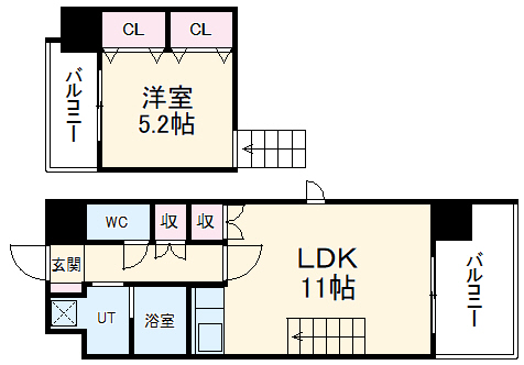 NEO JAPANESQUE 出来町の間取り
