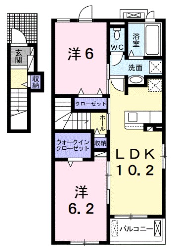 ルピナスの間取り