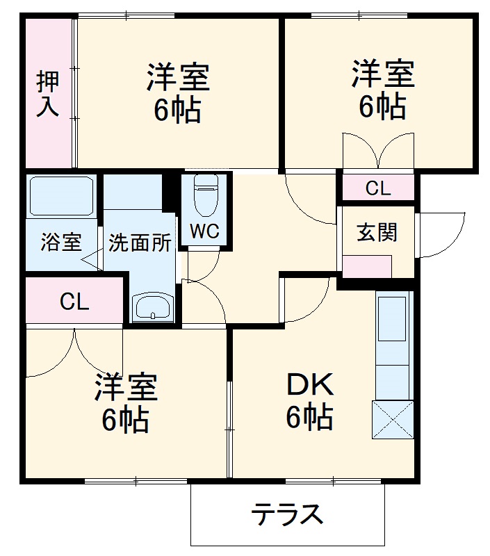 エアポートマルタⅡの間取り