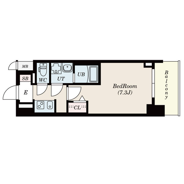 S-RESIDENCE東海通の間取り
