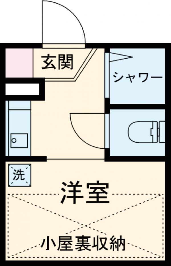 リアナ世田谷アパートメントの間取り