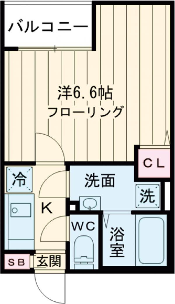 グランクオールお花茶屋の間取り