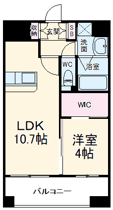 LIBTH大橋の間取り