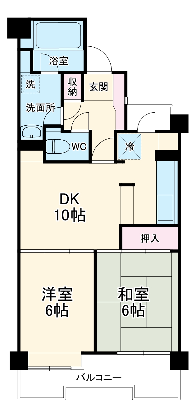 コープ野村松戸の間取り