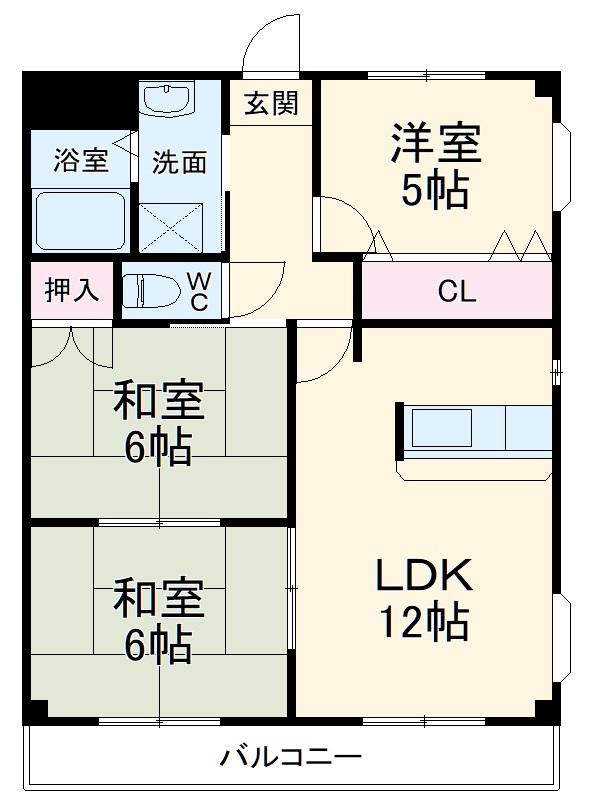 ビラ葉池の間取り