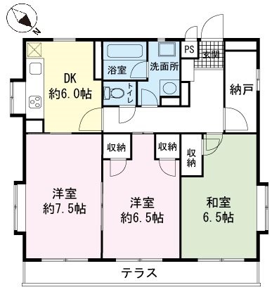 ミルウエストの間取り