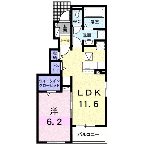DOMUS RIPA Ⅱの間取り