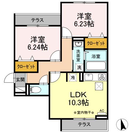 ル シエルの間取り