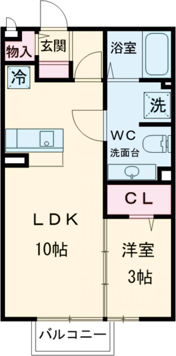 ソレイユの間取り