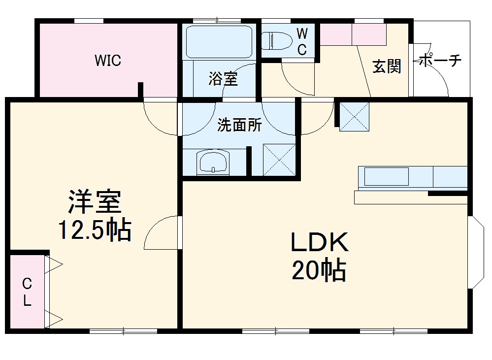 コーポ翔の間取り
