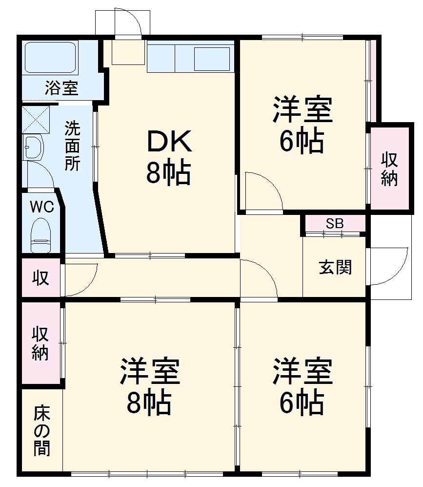 コーポ内田の間取り