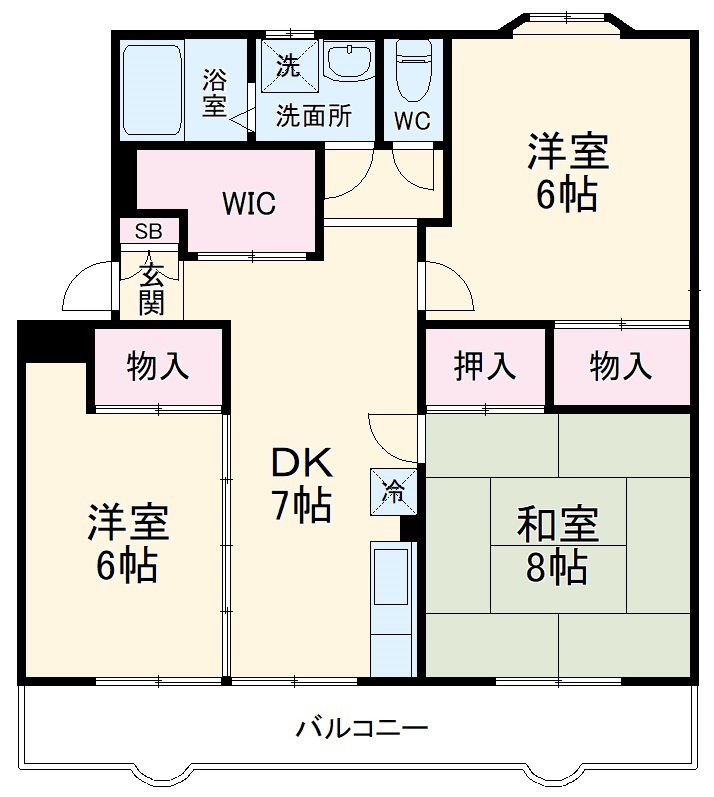 エスポワールいずみの間取り