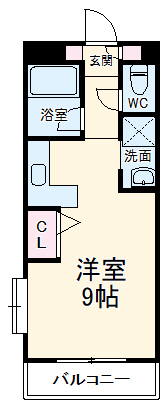セントラルメゾンの間取り
