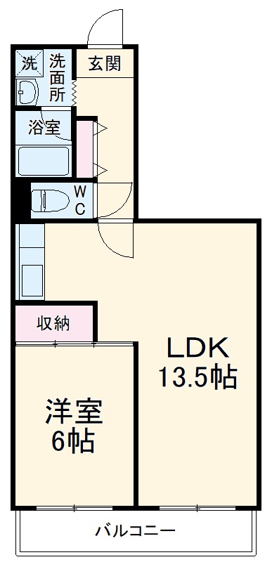 姿見台スカイハイツA棟の間取り