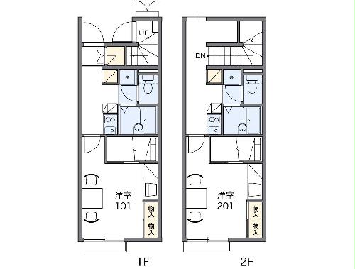 レオパレスK2の間取り