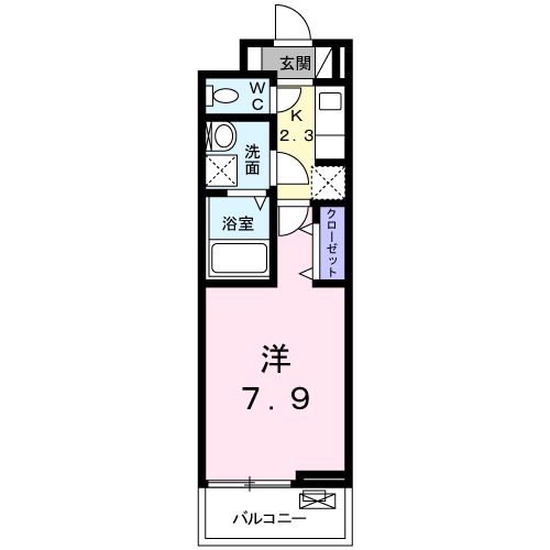 プラシードⅡの間取り